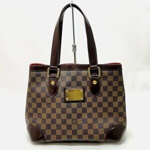 LOUIS VUITTON Hampstead Handbag Damier PM Brown